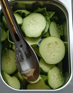 Pepino en rodajas