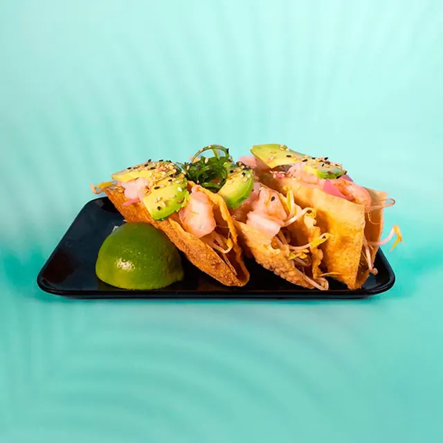 Tacos de camarón